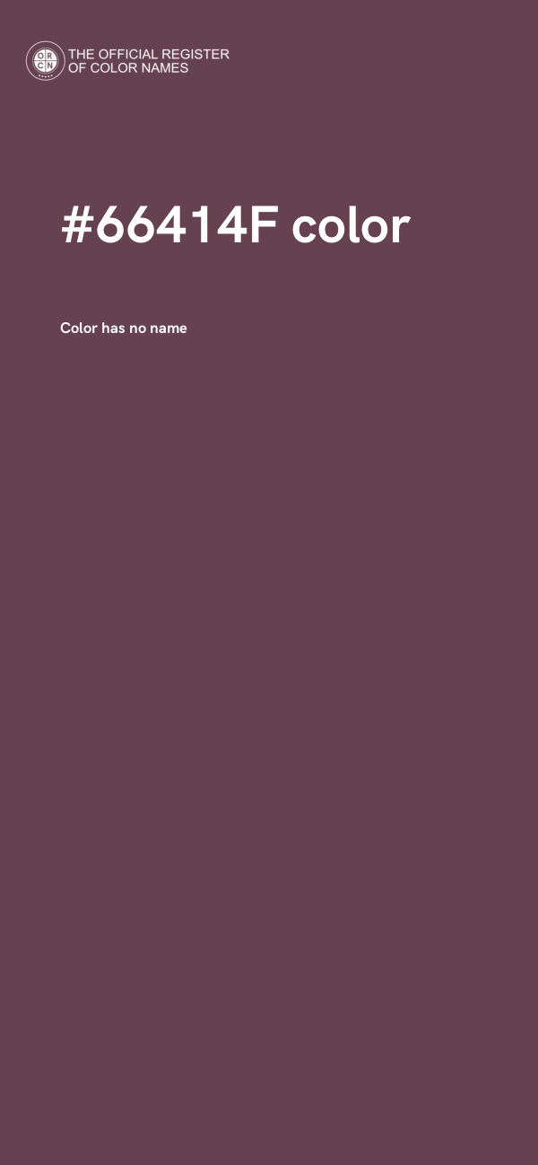 #66414F color image