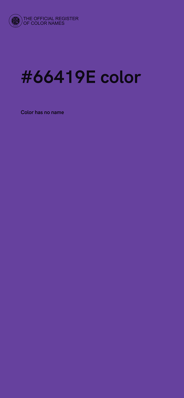 #66419E color image