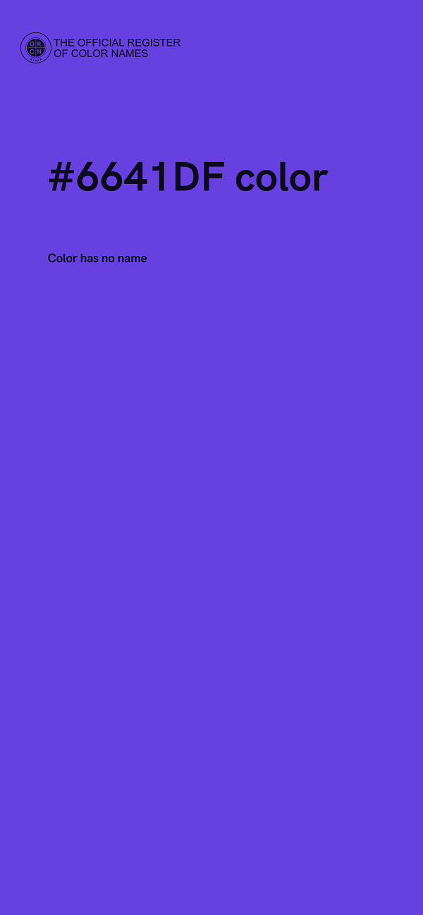 #6641DF color image