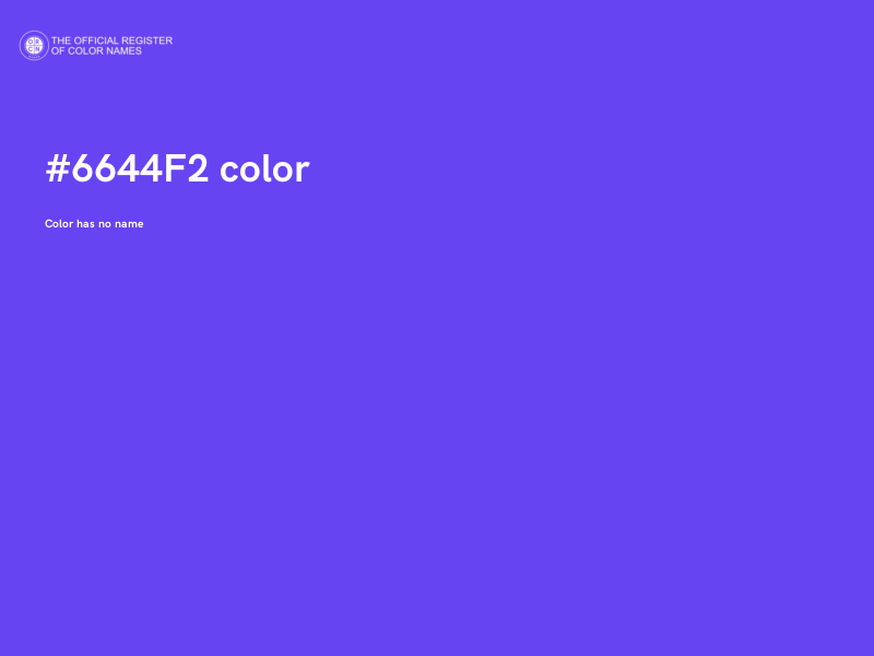 #6644F2 color image