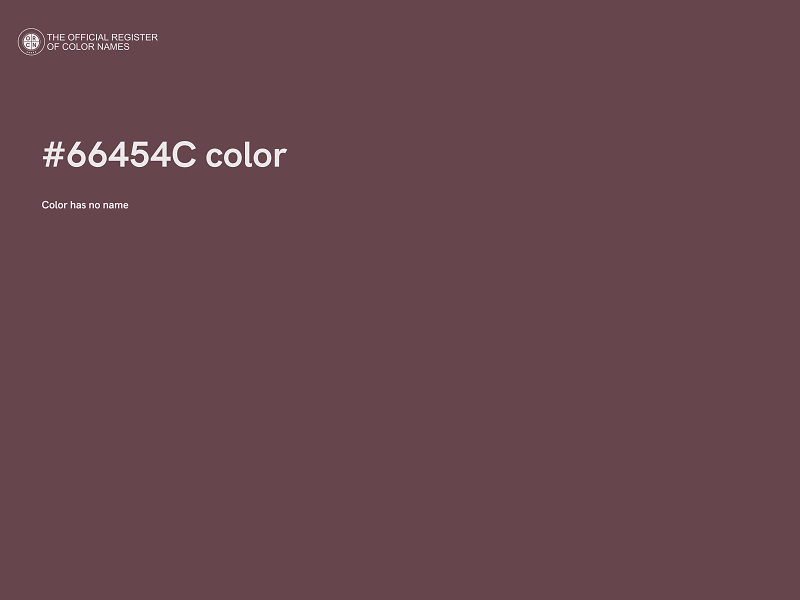 #66454C color image