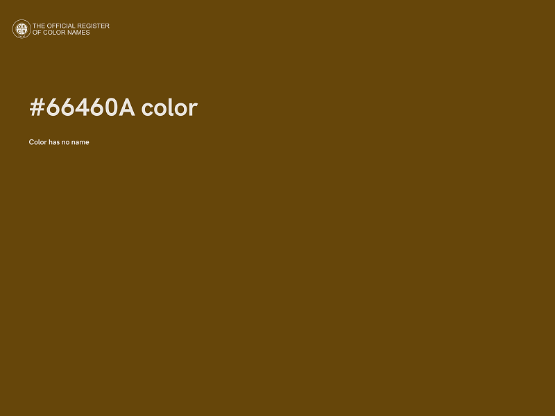 #66460A color image