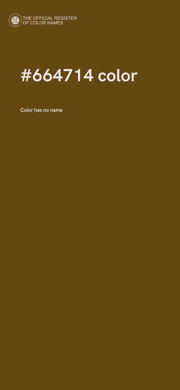 #664714 color image