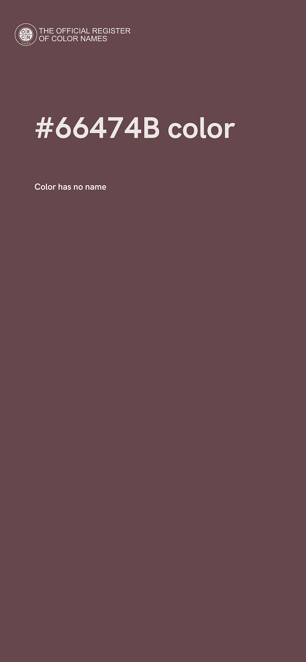 #66474B color image