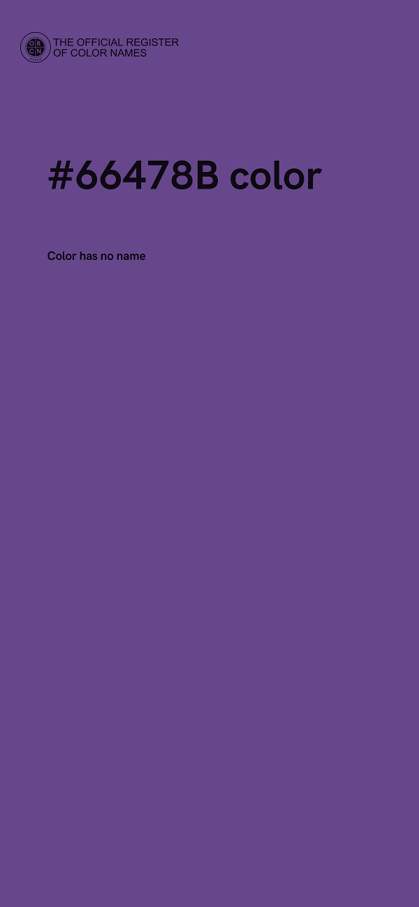 #66478B color image