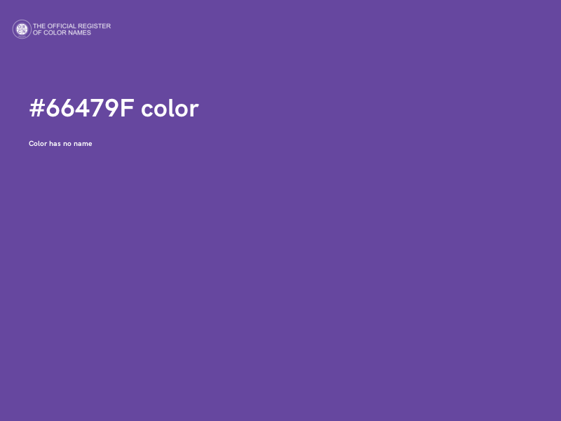 #66479F color image