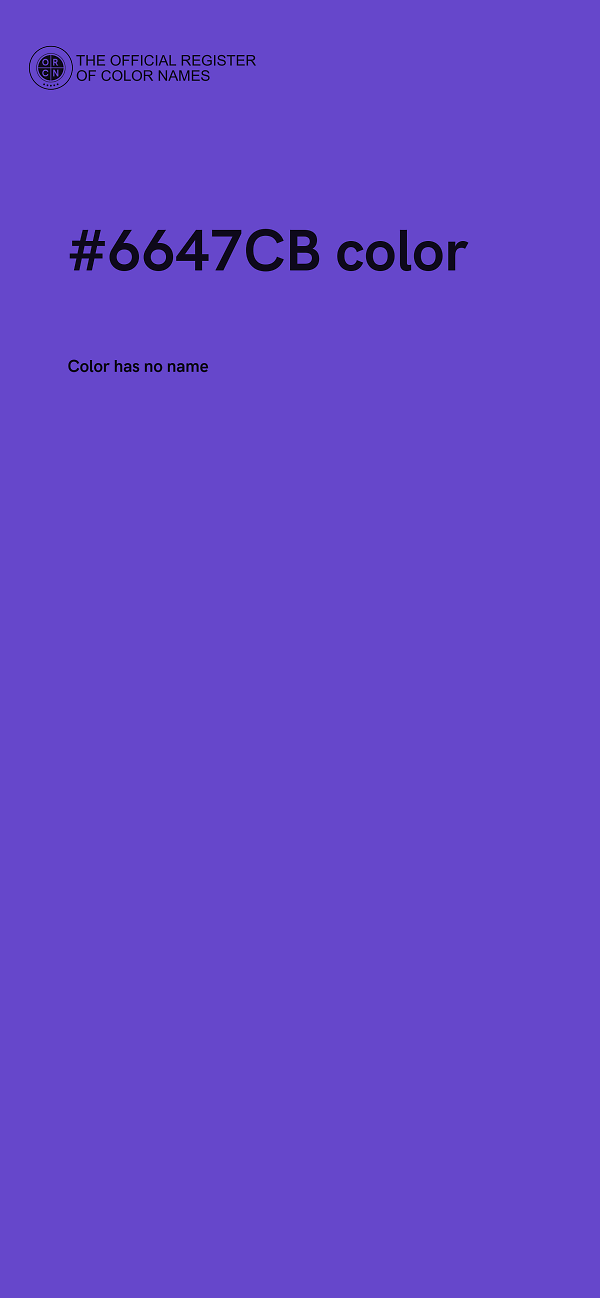 #6647CB color image