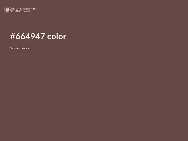 #664947 color image