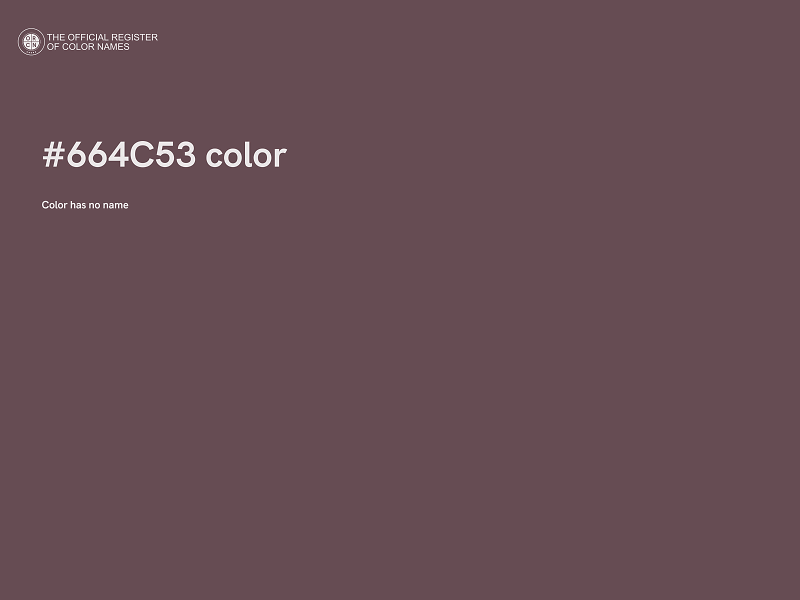 #664C53 color image