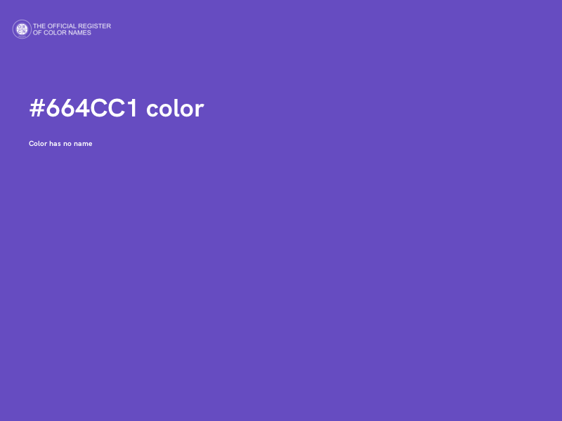 #664CC1 color image