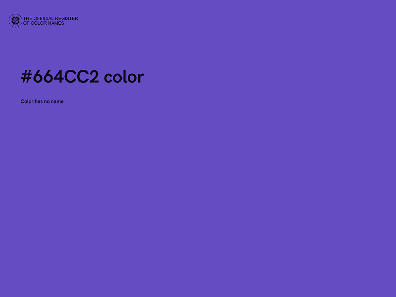 #664CC2 color image