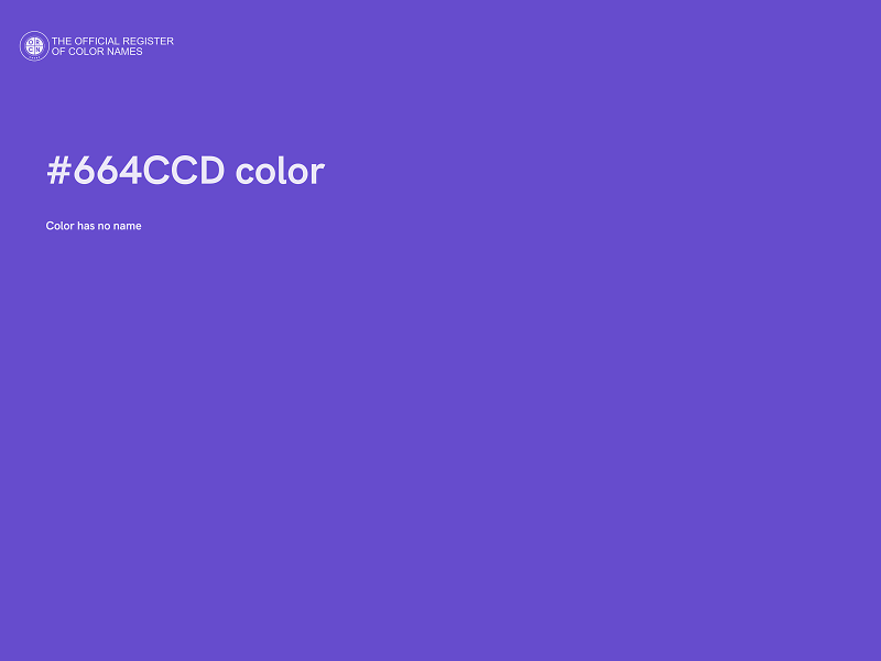 #664CCD color image
