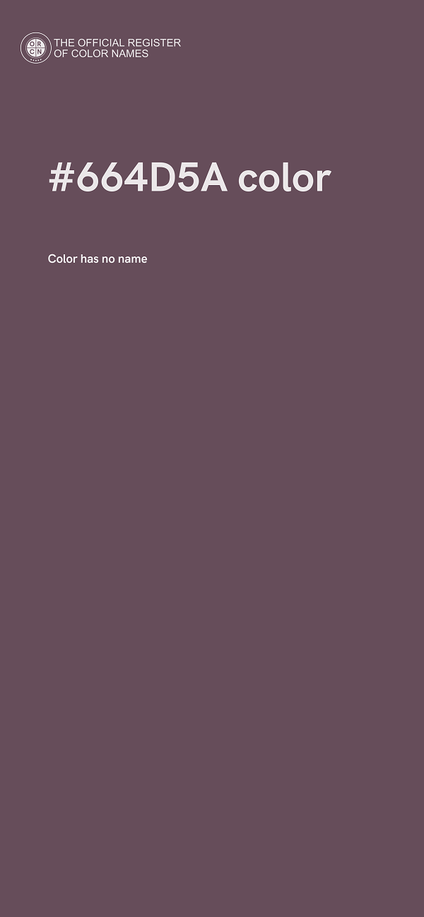 #664D5A color image