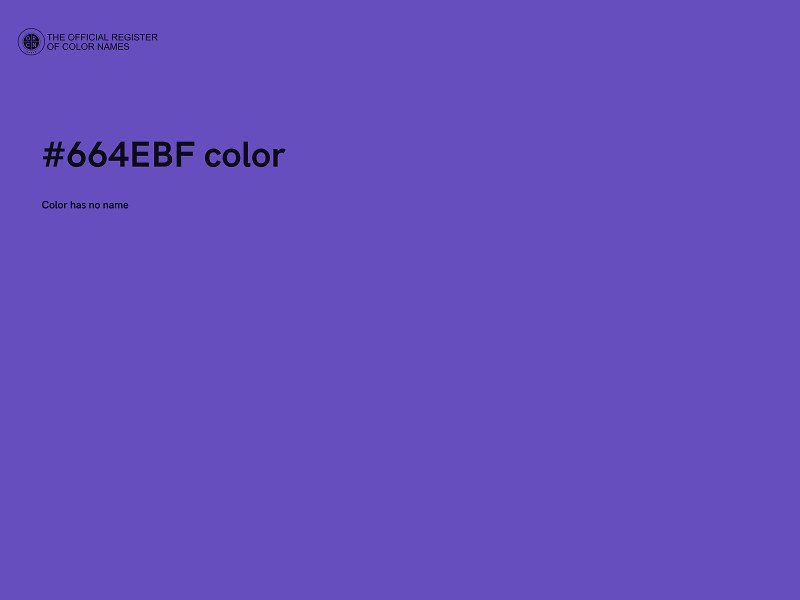 #664EBF color image