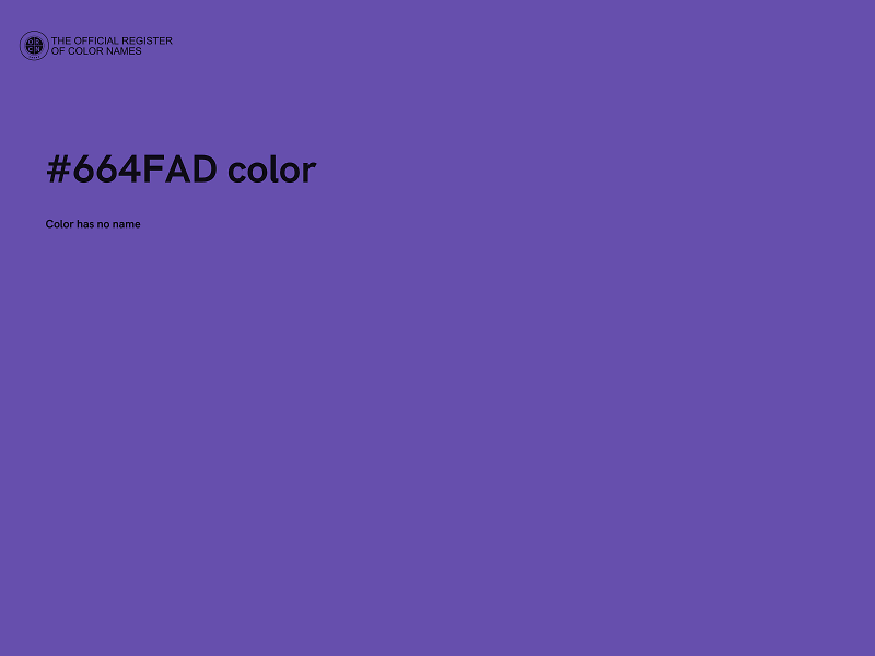 #664FAD color image