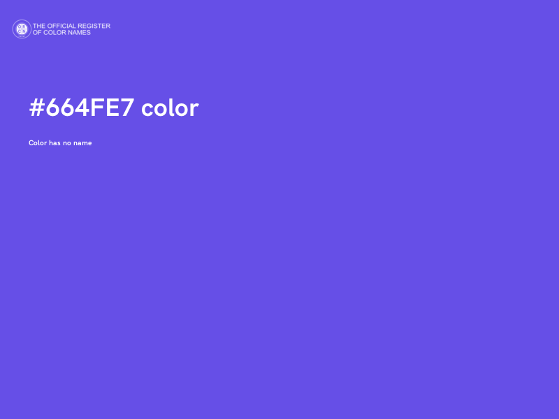 #664FE7 color image