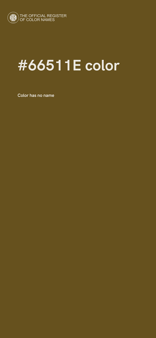 #66511E color image