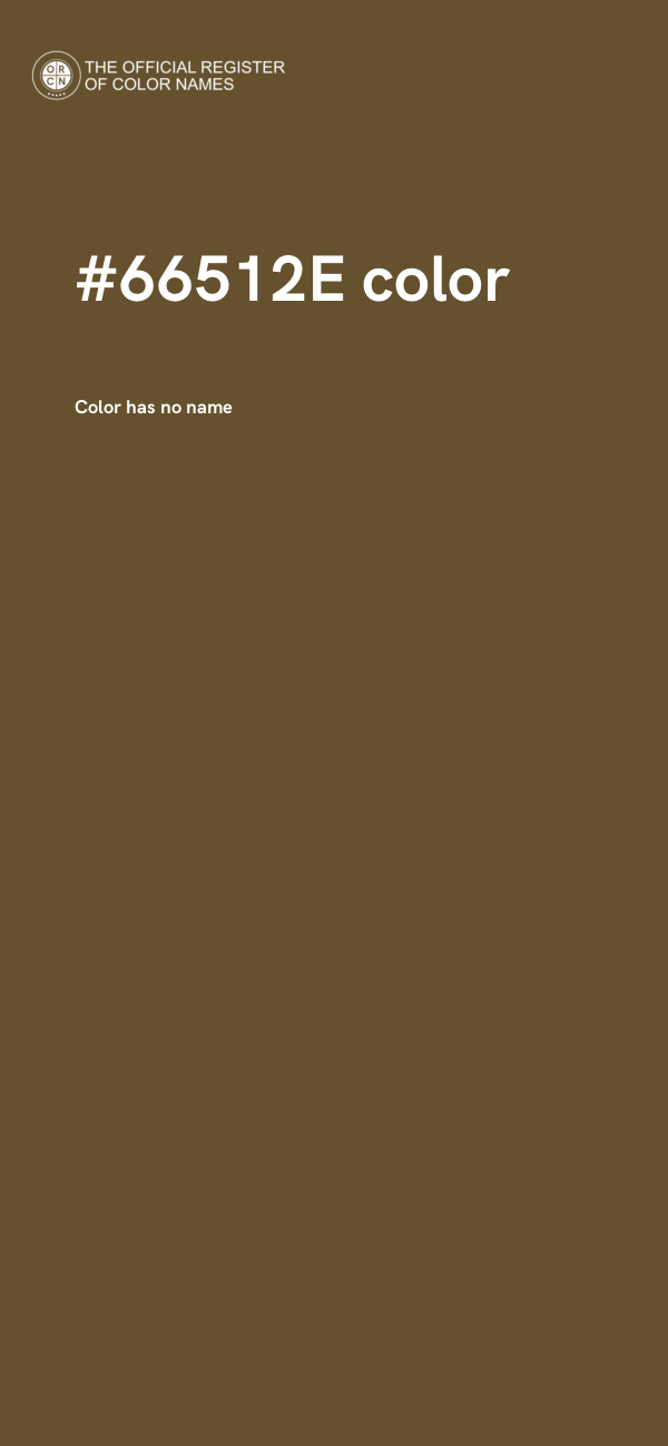 #66512E color image