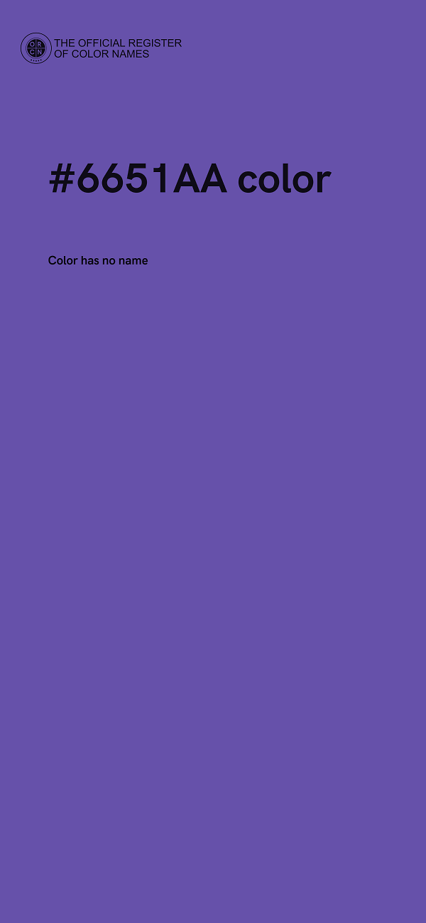 #6651AA color image