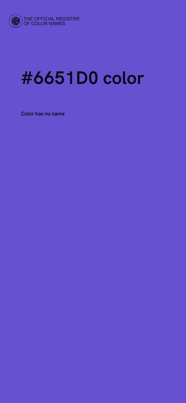 #6651D0 color image