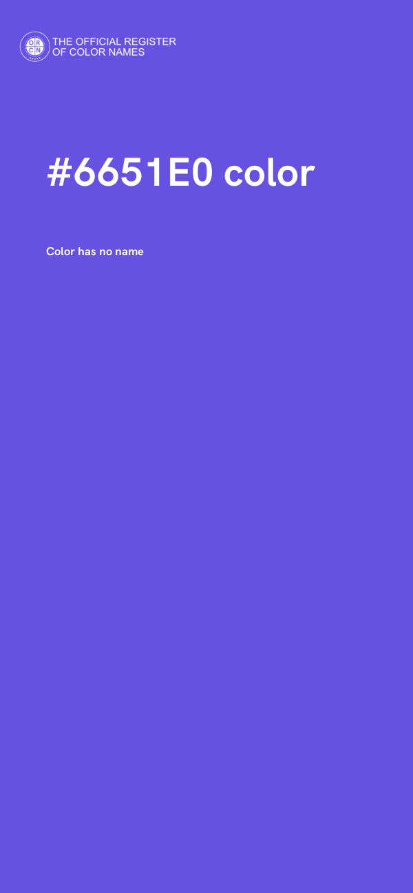 #6651E0 color image