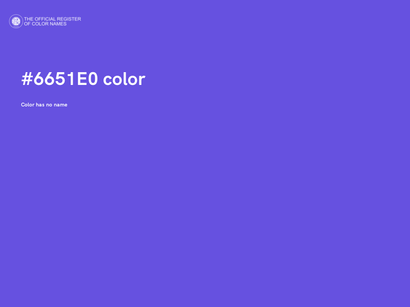 #6651E0 color image