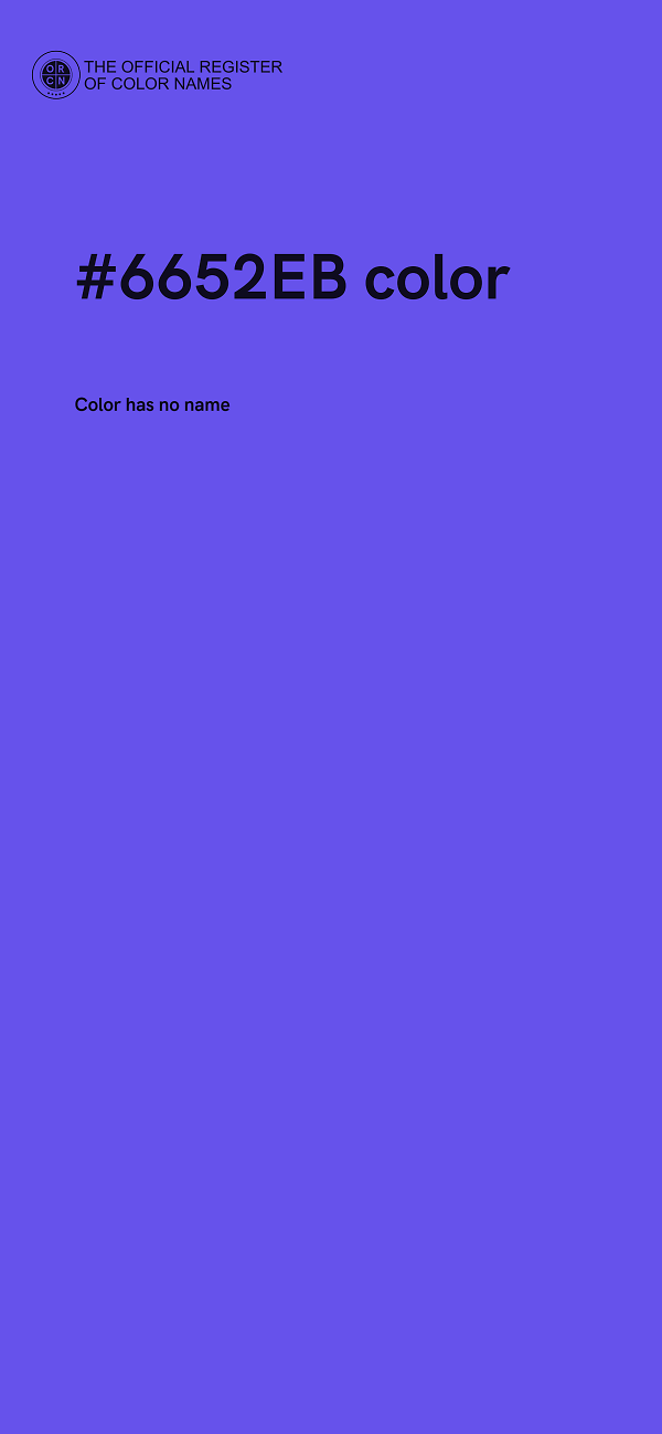 #6652EB color image