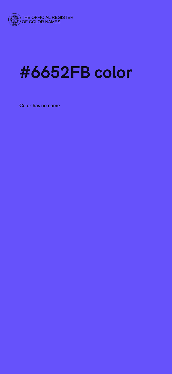 #6652FB color image
