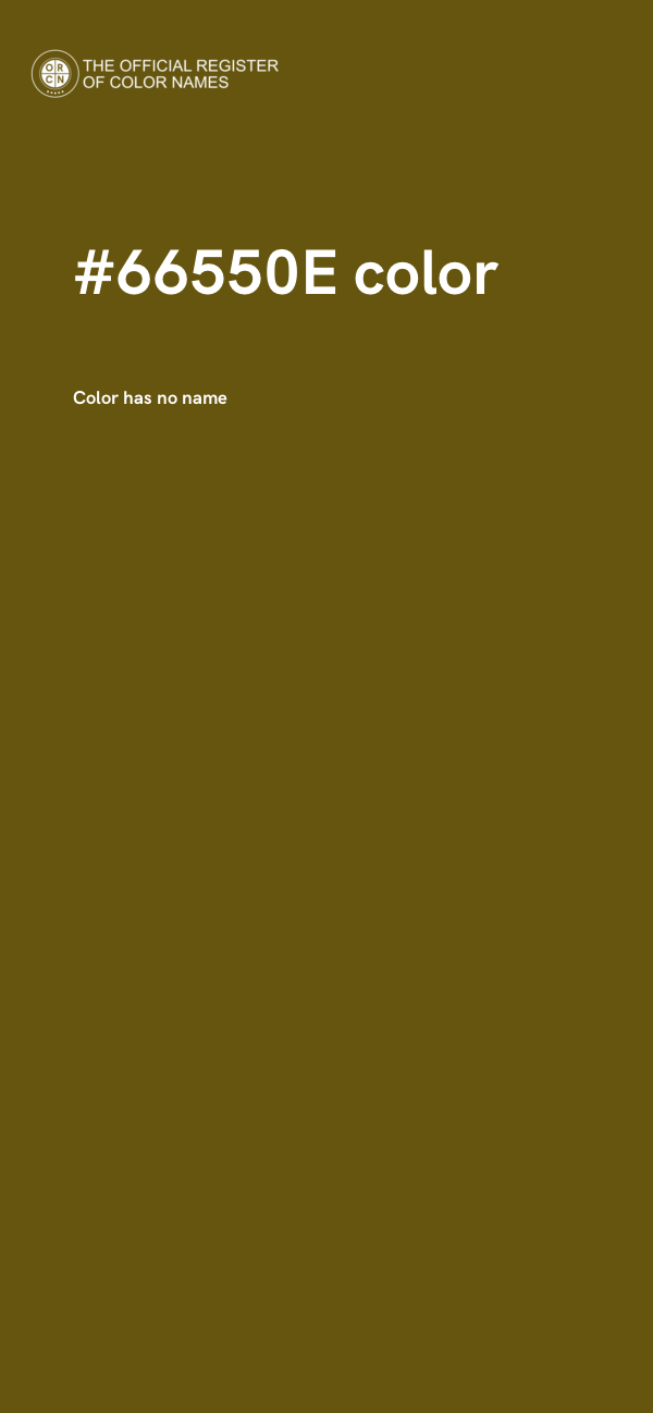 #66550E color image