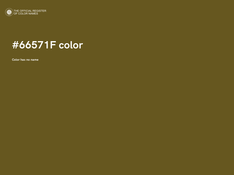 #66571F color image
