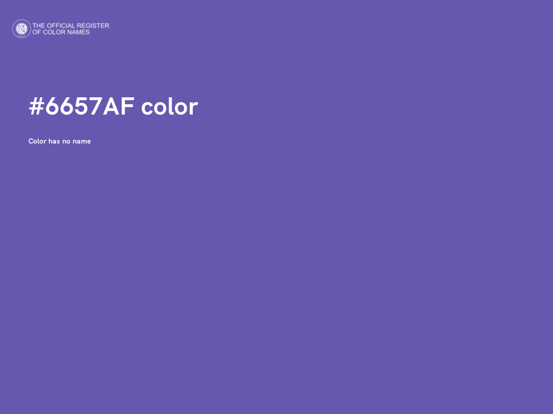 #6657AF color image