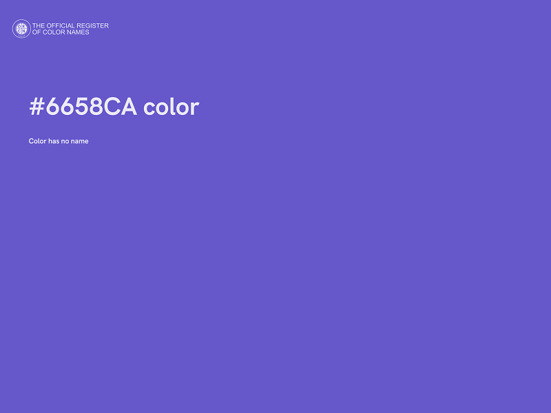 #6658CA color image