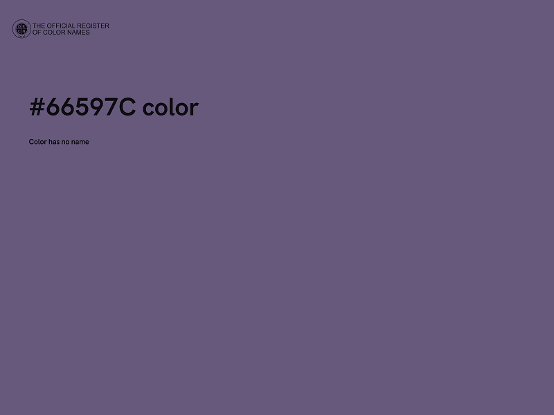 #66597C color image