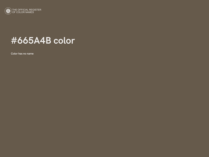 #665A4B color image