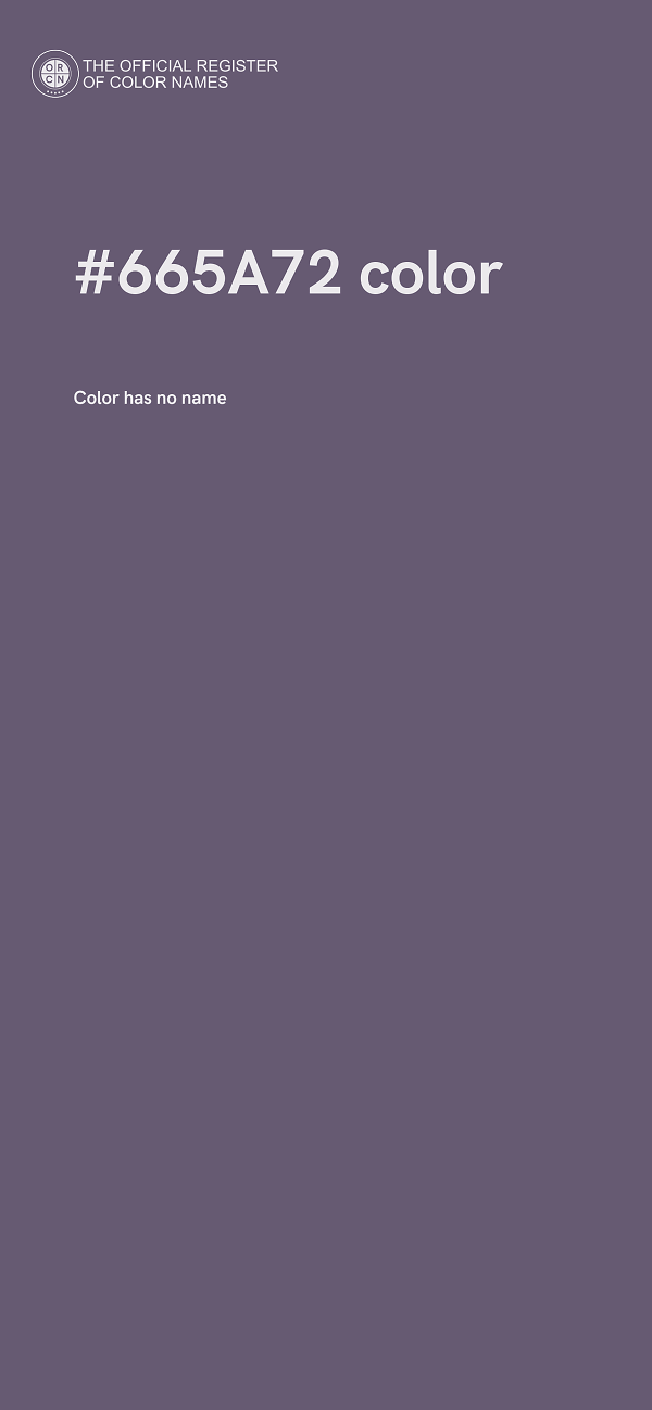 #665A72 color image