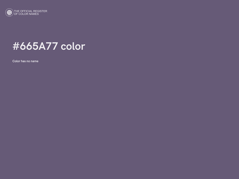 #665A77 color image