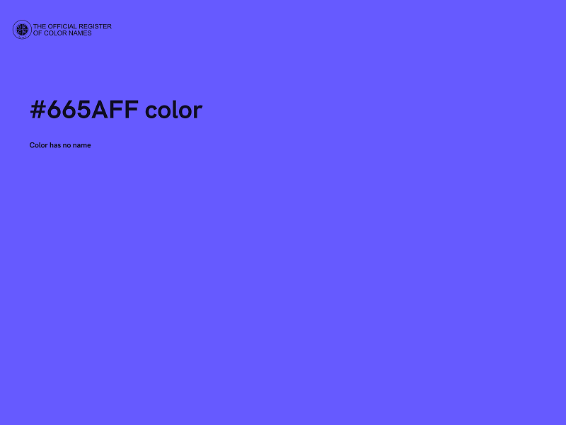 #665AFF color image