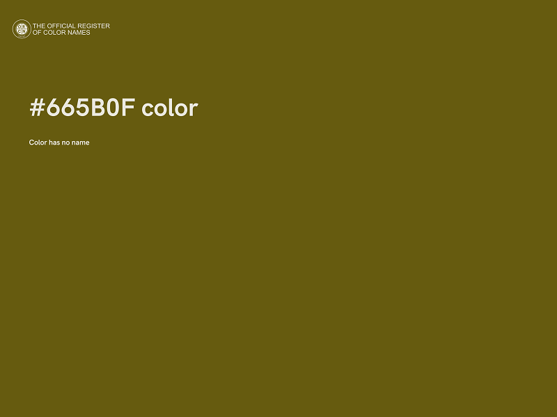 #665B0F color image