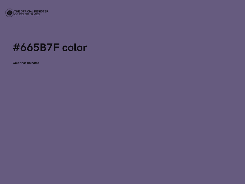 #665B7F color image