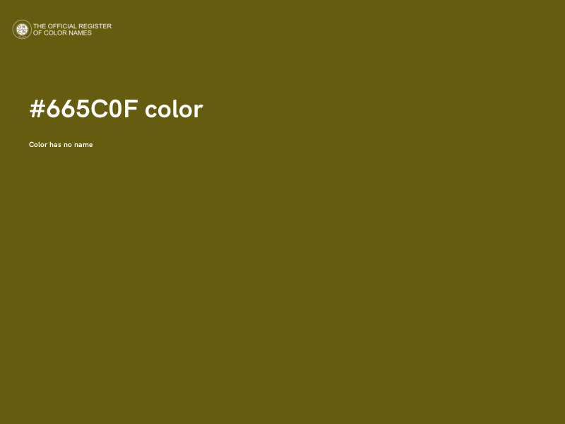 #665C0F color image