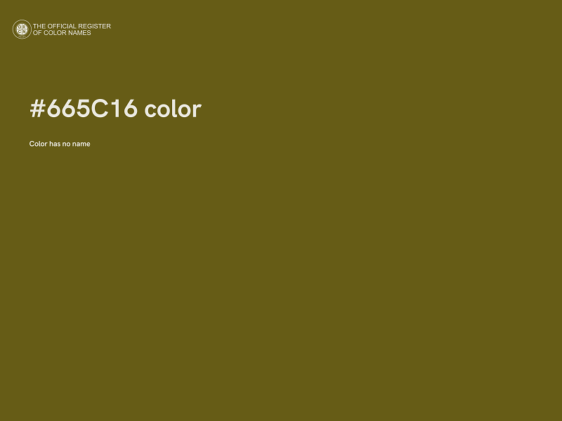 #665C16 color image