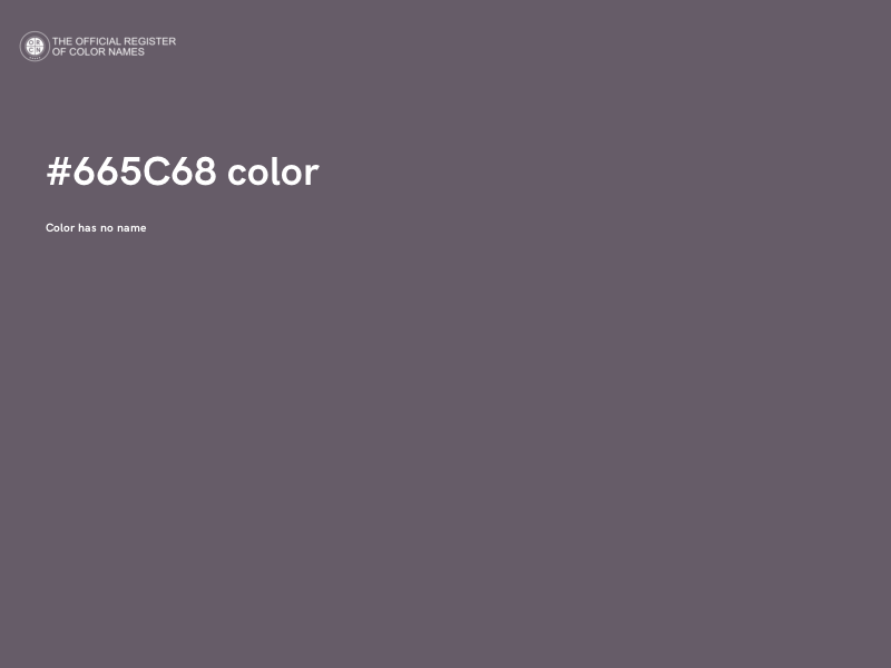 #665C68 color image