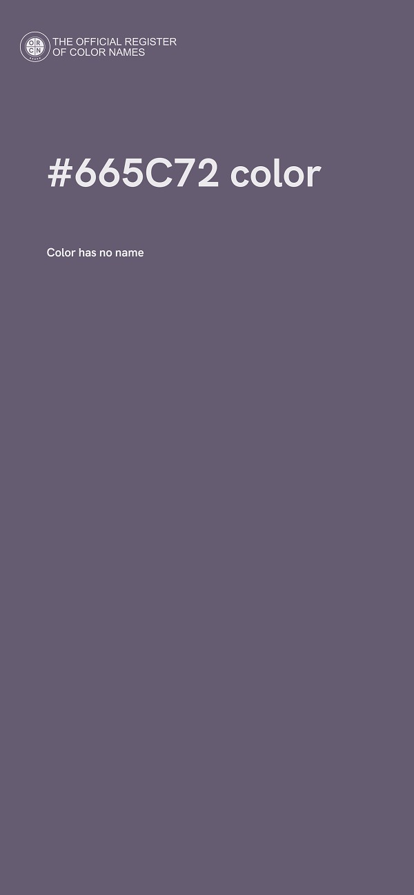 #665C72 color image