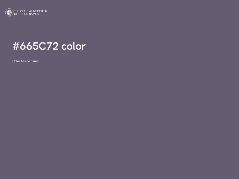 #665C72 color image