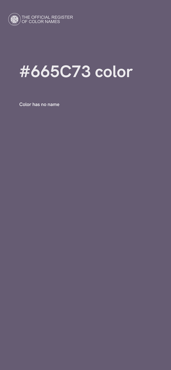 #665C73 color image