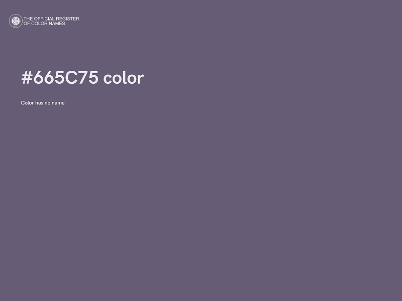 #665C75 color image