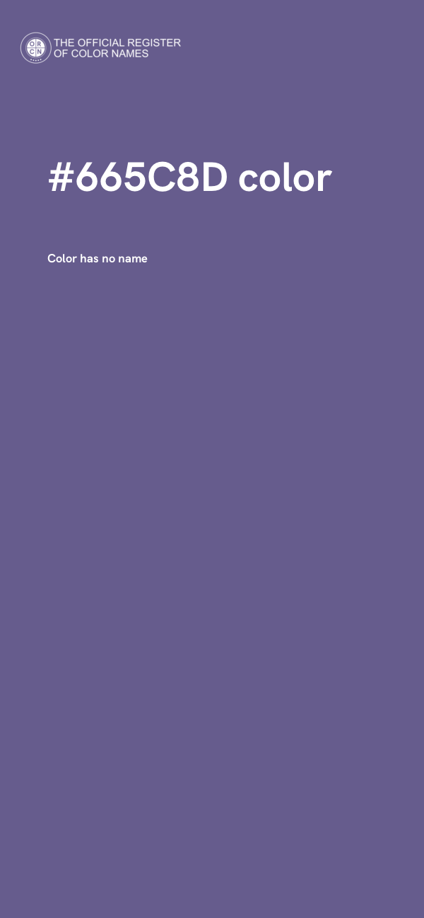 #665C8D color image
