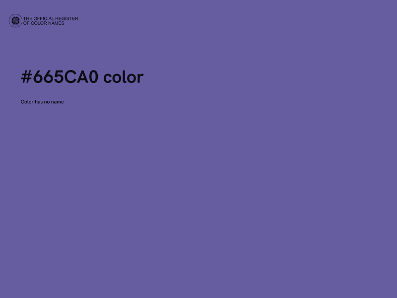 #665CA0 color image