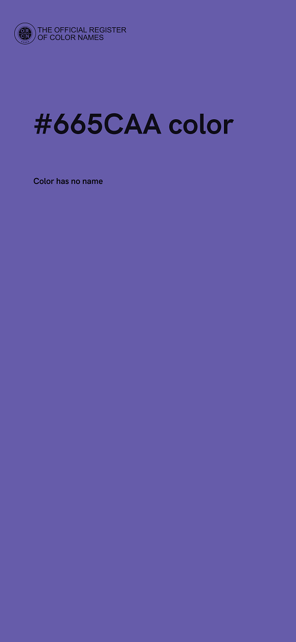 #665CAA color image