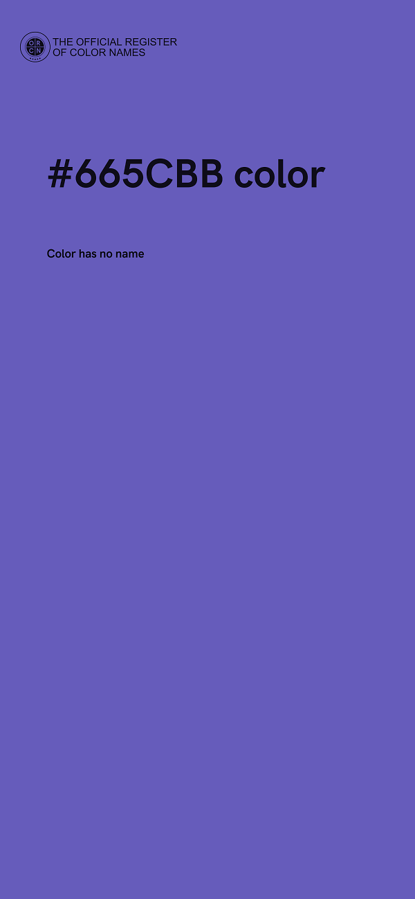#665CBB color image